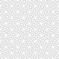 Seamless abstract pattern of arbitrary elements for texture, textiles, packaging, simple backgrounds and creative design. The illustration is color-editable