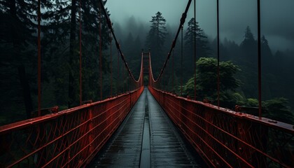 Fototapeta premium Forest Bridge