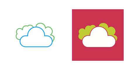 Cloudy Weather Vector Icon