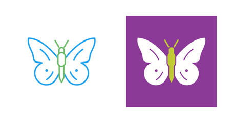 Butterfly Flying Vector Icon