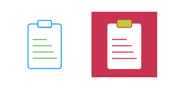 Lab Notes Vector Icon