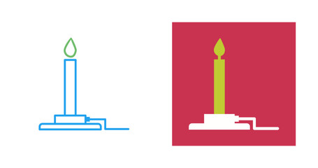 Bunsen Burner Vector Icon