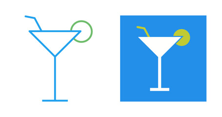 Cocktail Vector Icon