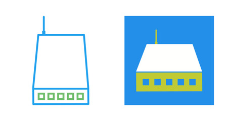 Networking Switch Vector Icon