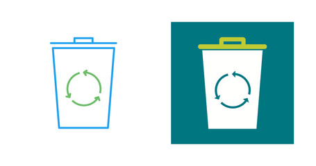 Recycle Bin Vector Icon