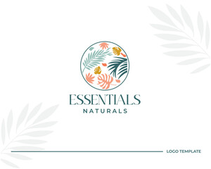 simple natural essentials logo