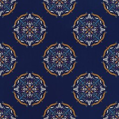Ethnic vintage retro oriental geometric style seamless pattern. Abstract traditional folk. Ikat tropical texture textile background. Abstract hand drawing.