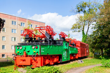 Naklejka premium Bergbau Bahn