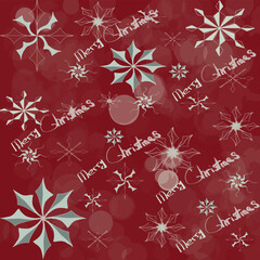 new year seamless pattern merry christmas and new year