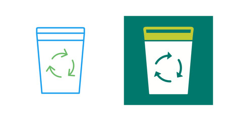 Recycle Bin Vector Icon