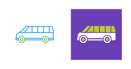 Delivery Bus Vector Icon
