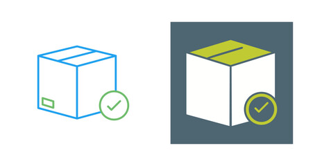 Valid Delivery of Packag Vector Icon