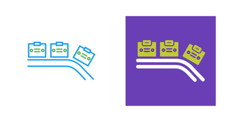 Obraz premium Conveyor Vector Icon