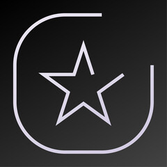 Star icon vector illustration