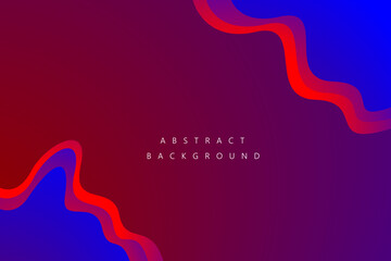 Colorful vector wave modern background with space for text and message. concept design