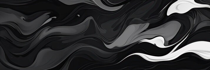 Fototapeta premium Expressive creation, grayscale artistry, contemporary design, visual minimalism, evocative elegance, monochrome masterpiece. Generated by AI.