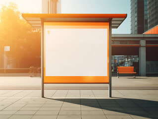 blanc ad space, mockup, white wall, adspace, marketing, ads, design mockup, mockup, bus station with blanc ad space, train station with ad space
