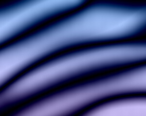 Satin abstract background with silk blue purple waves. Backdrop design