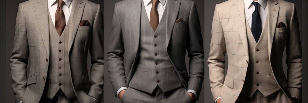 Timeless style, sartorial excellence, formal fashion, well-dressed professionals, classic menswear, classic elegance. Generated by AI.