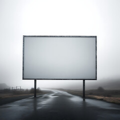 Obraz premium blanc ad space, mockup, white wall, adspace, marketing, ads, design mockup, mockup, street sign, blanc sign