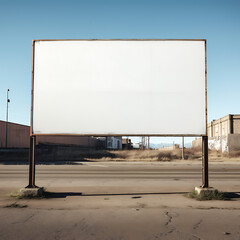 Obraz premium blanc ad space, mockup, white wall, adspace, marketing, ads, design mockup, mockup, street sign, blanc sign