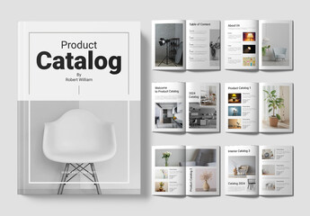 Product Catalog Layout Design