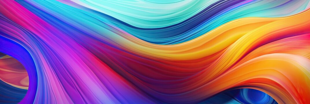 Abstract art, colorful swirls, visually striking, dynamic composition, vivid expression, creative explosion. Generated by AI.