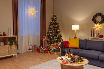 Living room for Christmas