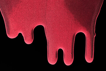 Black and pink abstract background. Colorful ink blots and stains, wallpaper print. Creative backdrop, chaotic paint brushstrokes, pattern for printing on card