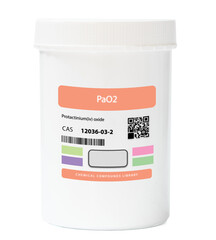 PaO2 - Protactinium dioxide.