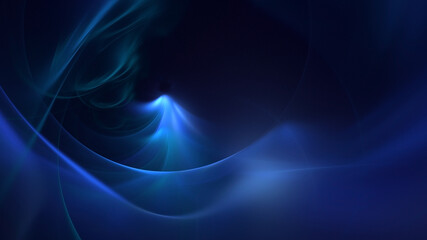 3D manual rendering abstract technology fractal background