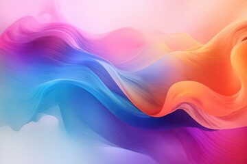 Fototapeta premium pattern with abstract waves and spots. Illustration for background.