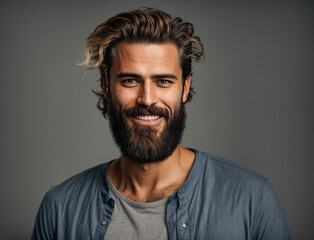Obraz premium portrait of a man with a beard