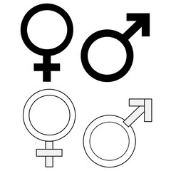 male and female symbols