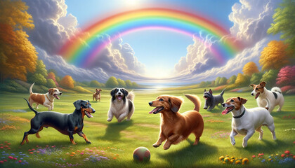 Beyond the Rainbow: Heaven for Dogs