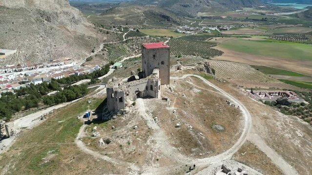 antiguo castillo de la Estrella en el municipio de Teba, Andaluc&iacute;a