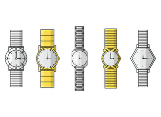 handwatch vector design illustration isolated on white background