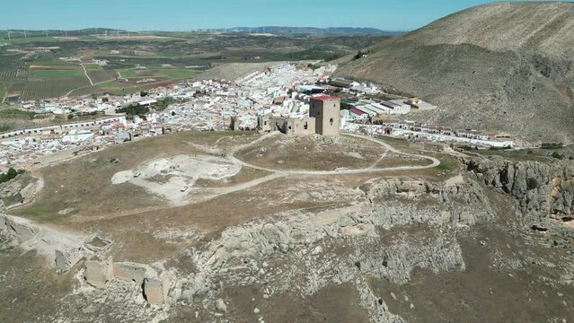 antiguo castillo de la Estrella en el municipio de Teba, Andaluc&iacute;a