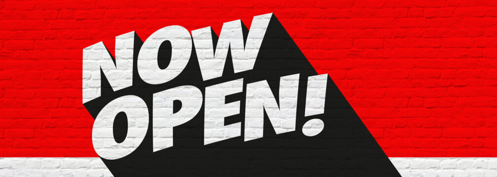 Now open