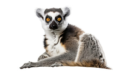 Obraz premium Meet the Fascinating Lemur Transparent PNG