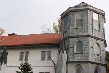 Beautiful elements of historical architecture and views of Budapest, Hungary