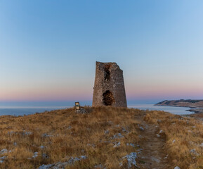 Fototapeta na wymiar Landscape near Torre Sant Emiliano, Otranto, Salento coast, Apulia region, Italy