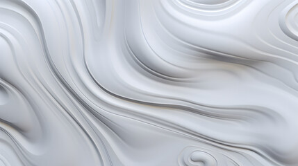 Abstract background of gray wavy lines, fantastic wallpaper. Neural network generated image. Not based on any actual person or scene.