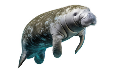The Peaceful Manatee Guide Transparent PNG