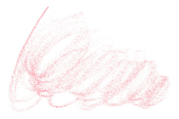 pink pencil strokes isolated on transparent background