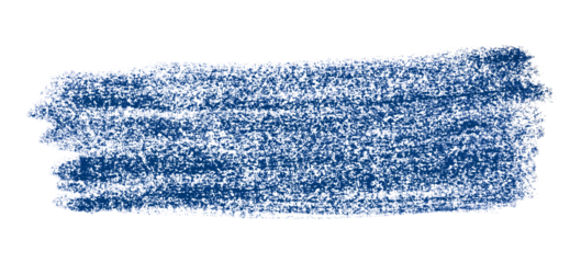 blue pencil strokes isolated on transparent background