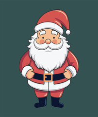 cartoon santa claus
