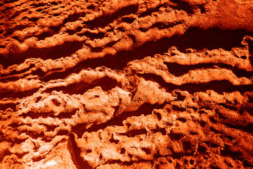 background of a stone surface similar to the soil of the planet Mars