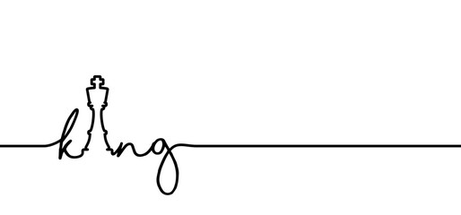 Chess figure of the king chess board. Setup Vector icon or pictogram. Flat style the starting positions figures pieces.