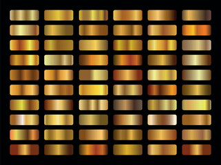 Gold background texture vector icon seamless pattern. Light, realistic, elegant, shiny, metallic and golden gradient illustration. Mesh material. Design for frame, ribbon, coin, abstract